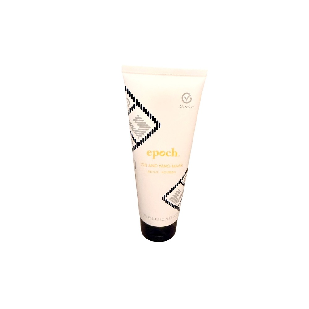Epoch Yin and Yang Mask Groviv Detox Nourish Facial Mask 75ml 2.5oz New Sealed